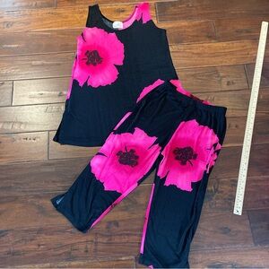 Ali Hawaiian poppy Capri set S